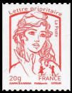 Type Marianne et la jeunesse 20g Rouge roulette