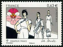 Emission commune Singapour-France - La mode