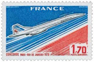 CONCORDE PARIS-RIO DE JANEIRO 1976