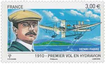 HENRI FABRE 1910 - PREMIER VOL EN HYDRAVION