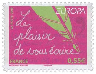 EUROPA Le plaisir de vous écrire
