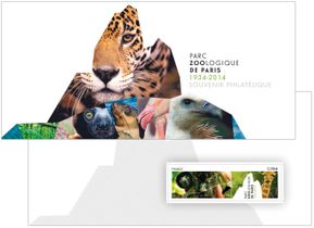Souvenir philatélique - Parc zoologique de Paris