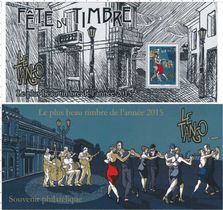 Le plus beau timbre l'année 2015 - Le tango