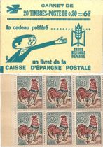 Caisse d'épargne postale - Coq de Decaris