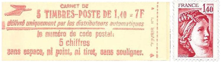 Le numéro de code postal : 5 chiffres, sans espace, ni point, ni tiret