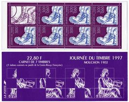 JOURNÉE DU TIMBRE MOUCHON 1902 DROITS DE L'HOMME