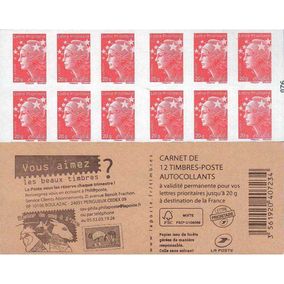 Abonnement aux carnets de beaux timbres