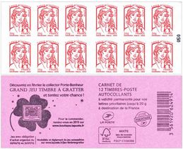 Carnet grand jeu timbre à gratter