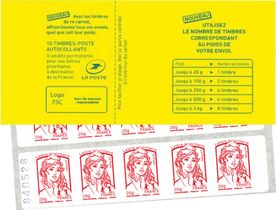 Carnet Couverture : pub nouveaux tarifs lettre prioritaire France