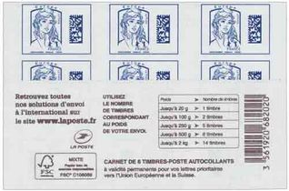 Nouveau tarif 2017 - timbres Europe