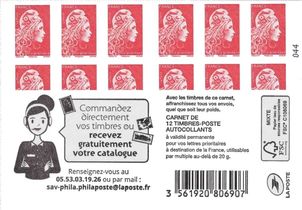 Commandez directement vos timbres ou recevez gratuitement votre catalo