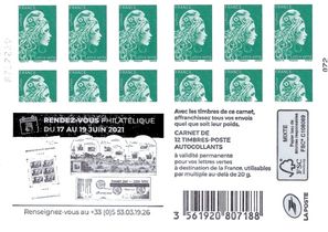 RENDEZ-VOUS PHILATÉLIQUE DU 17 AU 19 JUIN 2021