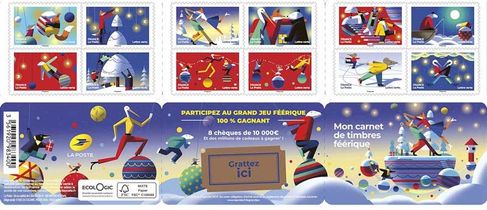 MON CARNET DE TIMBRES FÉÉRIQUE