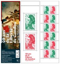 40 DE LA LIBERTÉ DE GANDON d’après Delacroix
