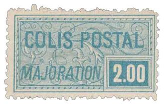 COLIS POSTAL MAJORATION