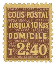 COLIS POSTAL AU DESSUS DE 15 JUSQU'À 20 KGS DOMICILE