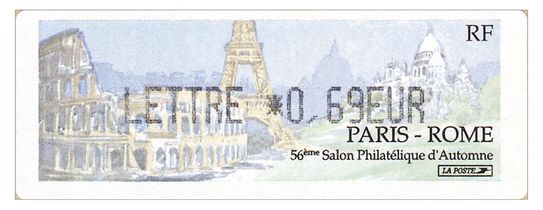 56e SALON PHILATÉLIQUE D'AUTOMNE PARIS - ROME