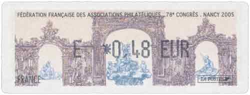 Fédération Française des associations philatélique 78e Congrès - Nancy