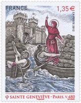Sainte Geneviève - PARIS, v.480