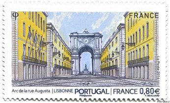 PORTUGAL | FRANCE Arc de la rue Augusta . LISBONNE