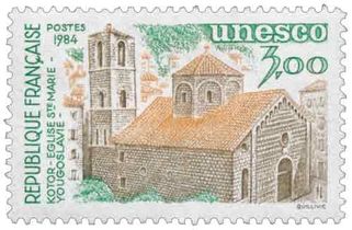 Unesco KOTOR - ÉGLISE STE-MARIE - YOUGOSLAVIE