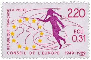 CONSEIL DE L'EUROPE 1949 - 1989