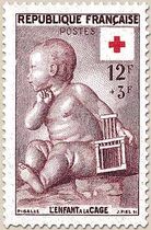 PIGALLE L'ENFANT A LA CAGE
