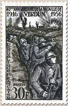 40e ANNIVERSAIRE DE LA BATAILLE DE VERDUN 1916-1956