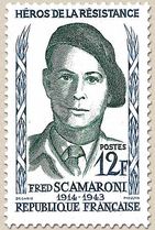 HÉROS DE LA RÉSISTANCE FRED SCAMARONI 1914-1943