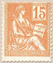 DROITS DE L'HOMME - type Mouchon