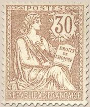DROITS DE L'HOMME - type Mouchon