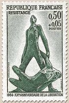 RÉSISTANCE 1964 XXe ANNIVERSAIRE DE LA LIBÉRATION