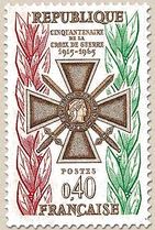 CINQUANTENAIRE DE LA CROIX DE GUERRE 1915-1965