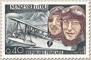 NUNGESSER ET COLI L'OISEAU BLANC 8 MAI 1927
