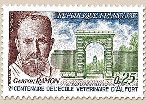 GASTON RAMON 2e CENTENAIRE DE L'ÉCOLE VÉTÉRINAIRE D'ALFORT
