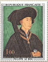 ROGIER DE LA PASTURE dit VAN DER WEYDEN : PORTRAIT DE PHILIPPE LE BON