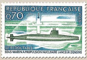 LE REDOUTABLE SOUS-MARIN A PROPULSION NUCLÉAIRE LANCEUR D'ENGINS