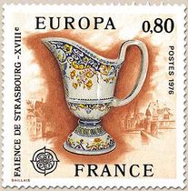 EUROPA CEPT FAÏENCE DE STRASBOURG - XVIIIe