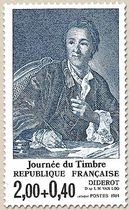 Journée du Timbre 1984 DIDEROT D'ap L.M.VAN LOO