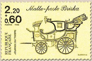 JOURNÉE DU TIMBRE Malle-poste Briska