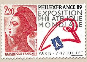PHILEXFRANCE 89 EXPOSITION PHILATÉLIQUE MONDIALE PARIS - 7 - 17 JUILLE