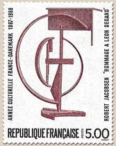 ANNÉE CULTURELLE FRANCE-DANEMARK 1987-1988 ROBERT JACOBSEN HOMMAGE A L