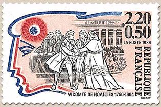VICOMTE DE NOAILLES 1756-1804