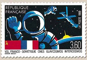VOL FRANCO-SOVIÉTIQUE CNES GLAVCOSMOS INTERCOSMOS