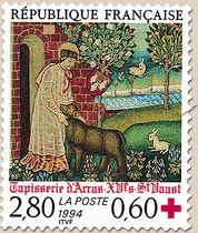 Tapisserie d'Arras XVᵉ s St Vaast