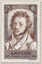 AMPÈRE André Marie 1775-1836 ÉLECTRICITÉ PHYSIQUE
