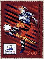 FRANCE 98 COUPE DU MONDE DE FOOTBALL Bordeaux
