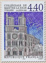 COLLÉGIALE DE MANTES-LA-JOLIE YVELINES