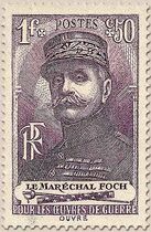 LE MARÉCHAL FOCH POUR LES ŒUVRES DE GUERRE
