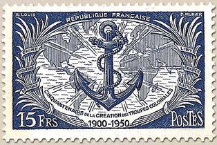 CINQUANTENAIRE DE LA CRÉATION DES TROUPES COLONIALES